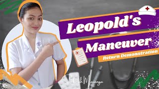 Leopolds Maneuver  Return Demonstration [upl. by Eiramasil372]