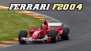 Ferrari F2004  screaming V10 flatout at Spa [upl. by Lucic]