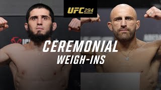 UFC 294 Ceremonial WeighIn [upl. by Heisser]