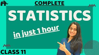 Statistics Class 11 Maths  in Hindi [upl. by Powe196]