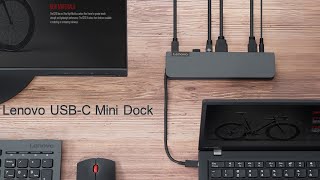 Lenovo USBC Mini Dock for Home Office [upl. by Mab]