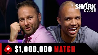 NEGREANU vs IVEY for 1 MILLION ♠️ Best of Shark Cage ♠️ PokerStars [upl. by Torhert]