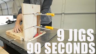 9 Must have Woodworking Jigs [upl. by Happy]