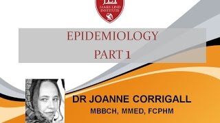 Epidemiology Lecture  Part 1 [upl. by Lad]