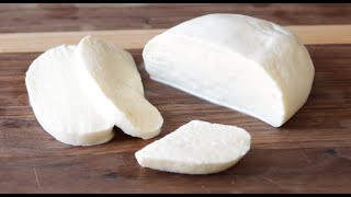 How to Make Mozzarella Cheese 2 Ingredients Without Rennet  Homemade Cheese Recipe [upl. by Nolasba511]