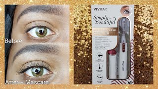 Vivitar Simply Beautiful Heated Eyelash Curler Review • 5 Below Makeup [upl. by Ellynn661]