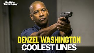 Denzel Washington Coolest Lines Mashup  Rotten Tomatoes [upl. by Ylebmik686]