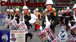 Colonel Bogey quotThe River Kwai Marchquot  HM Royal Marine Band  See Description for music [upl. by Esetal]