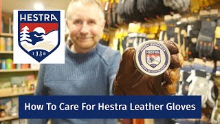 How To Apply Hestra Leather Glove Balm [upl. by Arhsub]