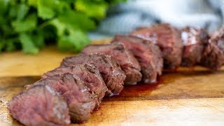 How to Cook Hanger Steak  The Stay At Home Chef [upl. by Ewolram376]