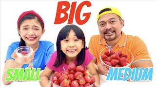 BIG VS MEDIUM VS SMALL BOWL CHALLENGE  KAYCEE amp RACHEL in WONDERLAND FAMILY [upl. by Lrac]