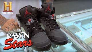 Pawn Stars Nike Air Jordan Vs Season 3  History [upl. by Nannarb]