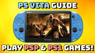 Guide PSP and PS1 games on the PS Vita Adrenaline [upl. by Yacano]