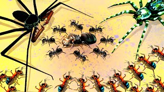 NEW Update has our Ant Army Surrounded by Giant Spiders in Empires of The Undergrowthquot [upl. by Puritan]