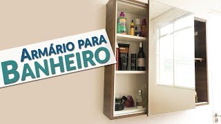 COMO FAZER UMA ARMÁRIO PARA BANHEIRO  LAVABO DA OFICINA EP 01 [upl. by Hildebrandt]