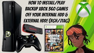 How To InstallPlay Xbox 360 Games Off Your Internal HDD amp External HDD RGHJTAG Episode 3 RGH [upl. by Elison449]