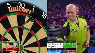 ALL WRIGHT ON THE NIGHT  Final  201920 World Darts Championship [upl. by Lina]