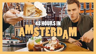 48 HOURS IN AMSTERDAM  ft Our Top 21 Restaurants amp Bars Incl Apple Pie Ribs amp Pancakes [upl. by Glavin155]