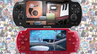 PSP VS PS VITA Wipeout Virtua Tennis Little Big Planet Ridge Racer Everybodys Golf [upl. by Sualohcin]