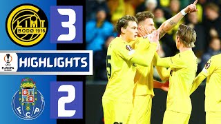 🟡FK BodøGlimt vs FC Porto 32 HIGHLIGHTS  Europa League [upl. by Manbahs]