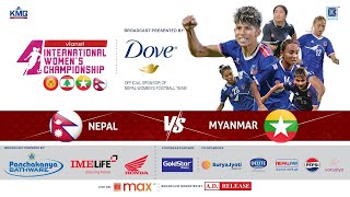 Nepal Vs Myanmar 26 Feb 2025  NepalvsMyanmar InternationalWomensFootballTournament football [upl. by Zeus293]