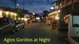 Agios Gordios Corfu at Night [upl. by Jarad]