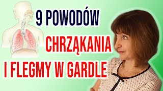 💥9 powodów chrząkania i zalegania flegmy💥 Flegma w gardle i płucach [upl. by Seto]