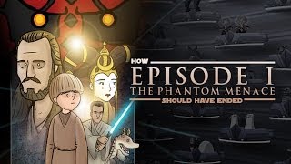 How Star Wars The Phantom Menace Should Have Ended [upl. by Eustashe567]