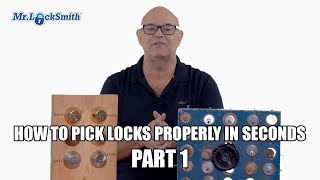 How To Pick Locks Properly In Seconds Part 1  Mr Locksmith™ [upl. by Lane]