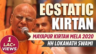 Ecstatic Kirtan  HH Lokanath Swami Maharaj  Mayapur Kirtan Mela 2020 [upl. by Clarence706]