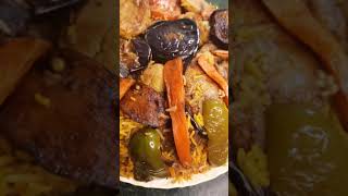 Best Maqluba rice traditional upside down recipe how to make MakloubaMaqlooba at homeArabian dish [upl. by Dracir]