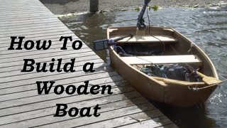 How to build an 8 pram from lumber yard wood Start to finish [upl. by Clarey]