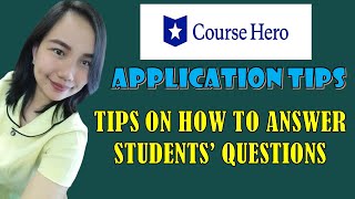 Tips on How to Answer Questions in Course Hero Course Hero Tips 2021 [upl. by Anaihs907]