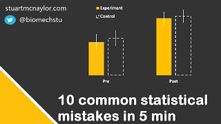 Ten Statistical Mistakes in 5 Min [upl. by Eesdnil681]