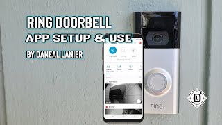 Ring doorbell app setup and use [upl. by Gelman975]