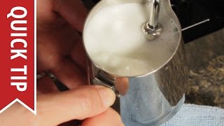 How to AutoFroth Milk for Lattes [upl. by Esdnil]