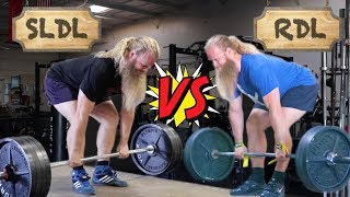 Stiff Leg Deadlift VS Romanian Deadlift [upl. by Jessy650]