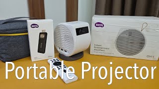 BenQ GV11  Compact Portable Projector Review [upl. by Iniffit]