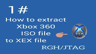 How extract Xbox 360 ISO file to xex RGHJTAG HD [upl. by Tani]