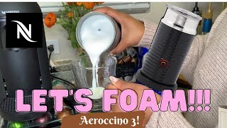 How To Foam Milk With Aeroccino 3 Make Coffee With Foam Tips amp Tricks  Easy Foamed Latte Recipe [upl. by Ajaj349]