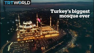 Istanbul’s new symbol Turkeys biggest mosque ever [upl. by Aneerahs314]