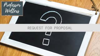 How to Write a Request for Proposal  RFP Explained [upl. by Pooi]