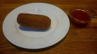 Satékroket  Kroketten gevuld met zelfgemaakte satésaus [upl. by Hubbard]