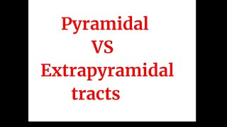 Pyramidal vs Extrapyramidal tracts [upl. by Mae]