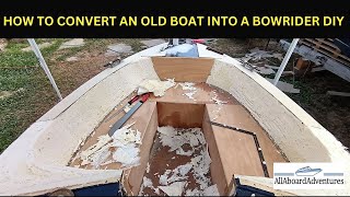 Boat conversion into Bowrider [upl. by Adhamh]