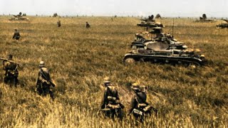 WW2 Operation Barbarossa Combat Footage [upl. by Retsae]