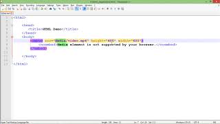 HTML  Embedding Media [upl. by Aicil]