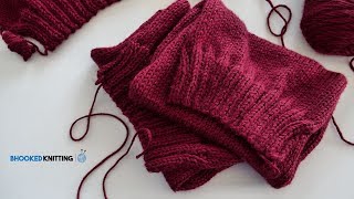 How to Knit a Cardigan Part one [upl. by Deering977]