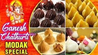 Ganesh Chaturthi Modak Special  7 Types of Modak Recipes  Indian Sweet Recipe  Rajshri Food [upl. by Lleval]