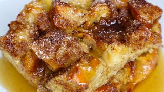 Easy French Toast Casserole  Quick Breakfast Recipe Quarantine Breakfast [upl. by Roderic]